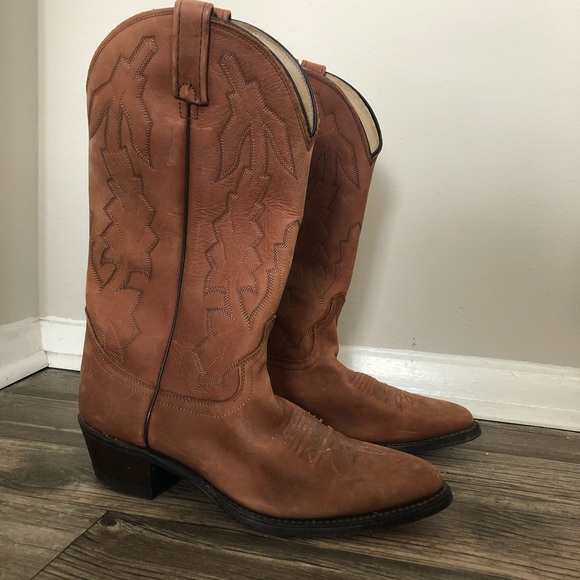Dan Post Other - dan post brown leather cowboy boot